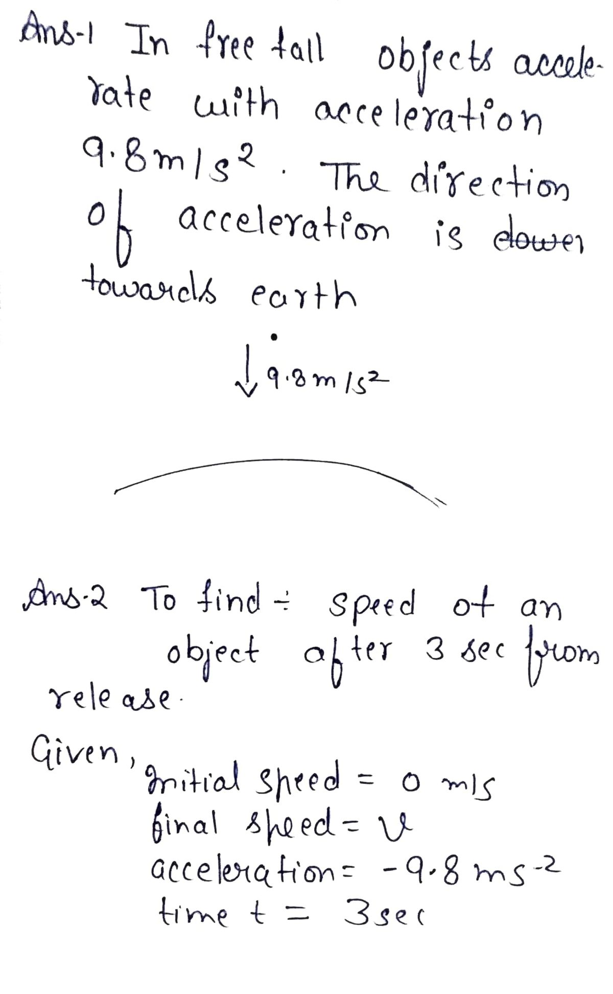 Physics homework question answer, step 1, image 1